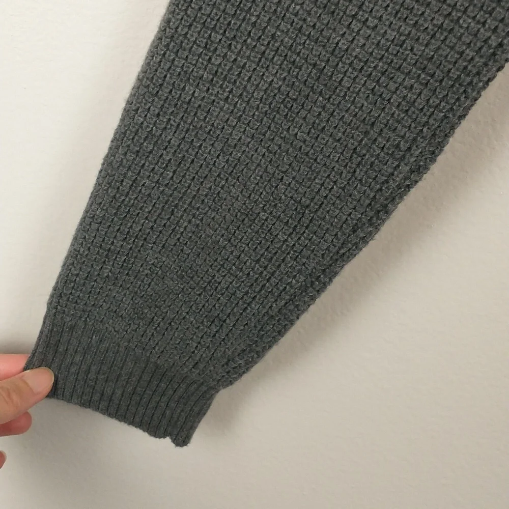 Kuhl Evader Sweater Mens Large Gray Merino Wool Blend